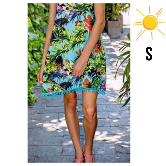 RANDOM FLORAL PRINT SLEEVELESS MINI - Picture 7 of 9